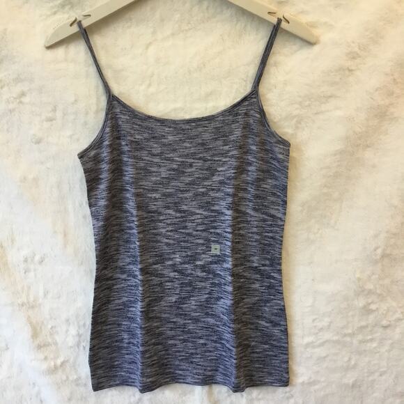 Loft Blue Marled Scoop Neck Cami - Picture 1 of 11